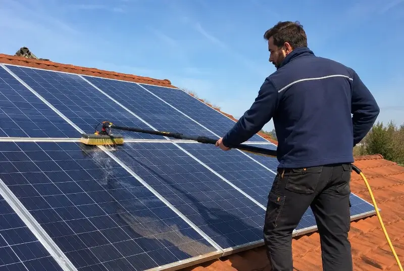 Nettoyage et entretien de panneaux solaires à Ychoux