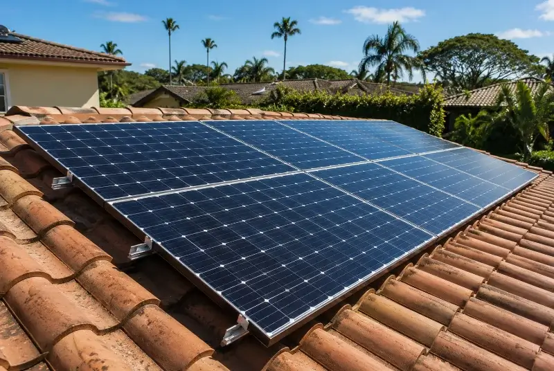 Installation de panneaux solaires à Ychoux